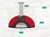 Portable Wood Fired Brick Pizza Oven - Tonío - Traditional Wood Fired Brick Oven | Patioza
