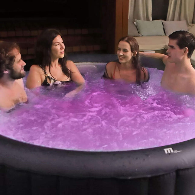 MSpa Aurora Urban Series Six-Person Inflatable Round Hot Tub With Hydro Massage [U-AU061] (SAK19375) - Hot Tubs | Patioza
