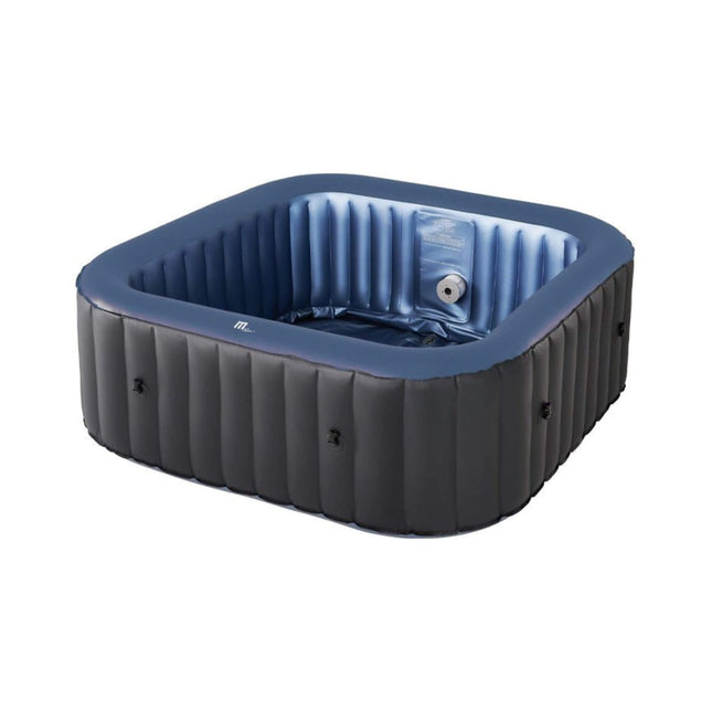MSpa Tekapo Comfort Series Six-Person Inflatable Square Bubble Spa Hot Tub With 132 Bubble Jets [C-TE062] (SAK80641) - Hot Tubs | Patioza
