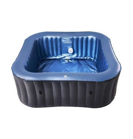 MSpa Tekapo Comfort Series Six-Person Inflatable Square Bubble Spa Hot Tub With 132 Bubble Jets [C-TE062] (SAK80641) - Hot Tubs | Patioza