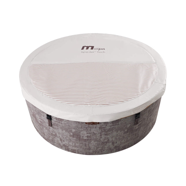 MSpa Cocoon Verto Series Six - Person Inflatable Round Hot Tub With Hydro Massage [F - CO066WE] (SAK50928) - Hot Tubs | Patioza