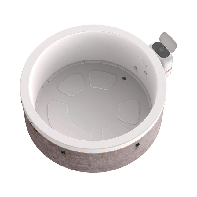 MSpa Cocoon Verto Series Six - Person Inflatable Round Hot Tub With Hydro Massage [F - CO066WE] (SAK50928) - Hot Tubs | Patioza
