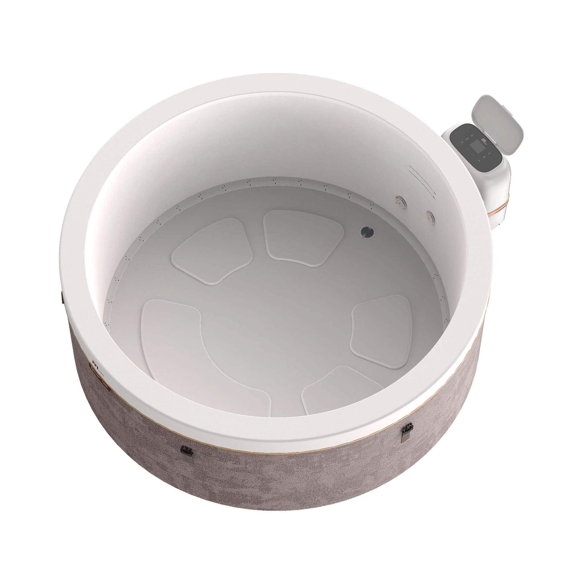 MSpa Cocoon Verto Series Six - Person Inflatable Round Hot Tub With Hydro Massage [F - CO066WE] (SAK50928) - Hot Tubs | Patioza