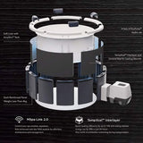 MSpa Denver Frame Series Six - Person Inflatable Round Hot Tub With Hydro Massage [F - DO066W] (SAK87043) - Hot Tubs | Patioza