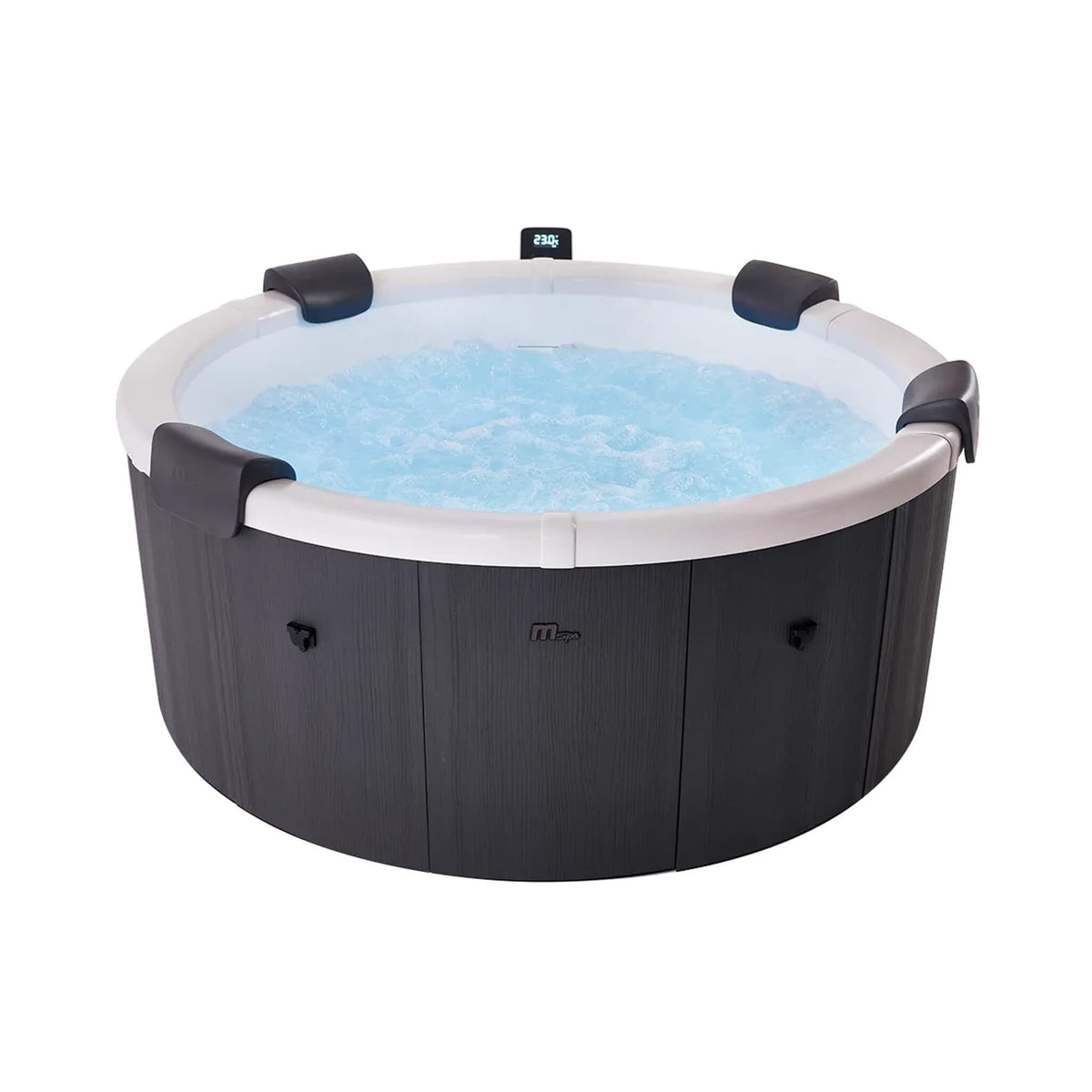 MSpa Denver Frame Series Six - Person Inflatable Round Hot Tub With Hydro Massage [F - DO066W] (SAK87043) - Hot Tubs | Patioza