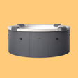 MSpa Denver Frame Series Six - Person Inflatable Round Hot Tub With Hydro Massage [F - DO066W] (SAK87043) - Hot Tubs | Patioza