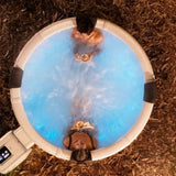 MSpa Denver Frame Series Six - Person Inflatable Round Hot Tub With Hydro Massage [F - DO066W] (SAK87043) - Hot Tubs | Patioza