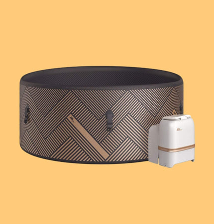 MSpa Mono Frame Series Luxury 6 - Person Inflatable Round Hot Tub With WIFI Control [F - MO063W] (SAK75263) - Hot Tubs | Patioza