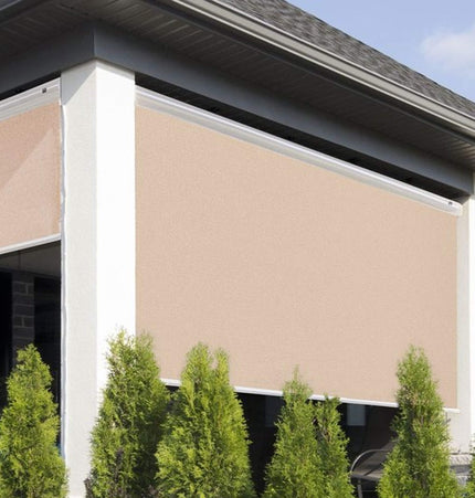 Multiple Awnings Multishade Premium Aluminum Retractable Outdoor Shade with PVC Covered Polyester Fabric [Made-To-Order] - Awnings | Patioza