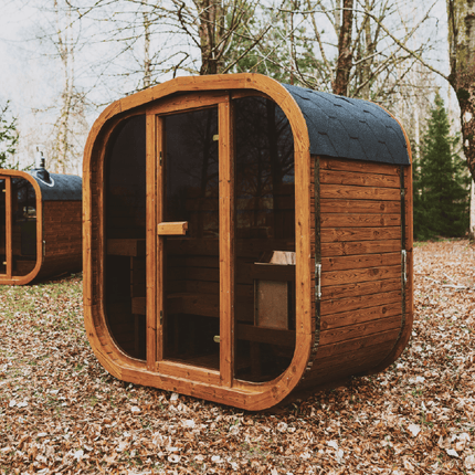 Mande Sauna MW12 ThermoWood for Your Perfect Backyard Retreat - Outdoor Saunas | Patioza