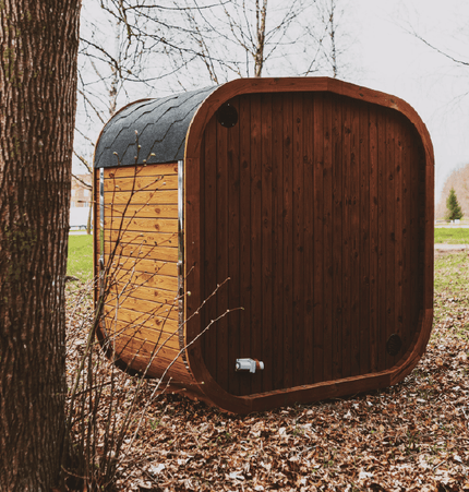 Mande Sauna MW12 ThermoWood for Your Perfect Backyard Retreat - Outdoor Saunas | Patioza