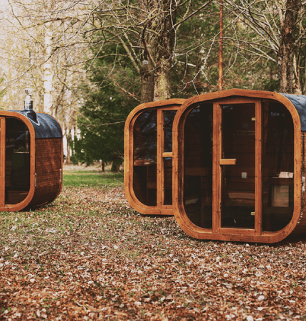 Mande Sauna MW12 ThermoWood for Your Perfect Backyard Retreat - Outdoor Saunas | Patioza
