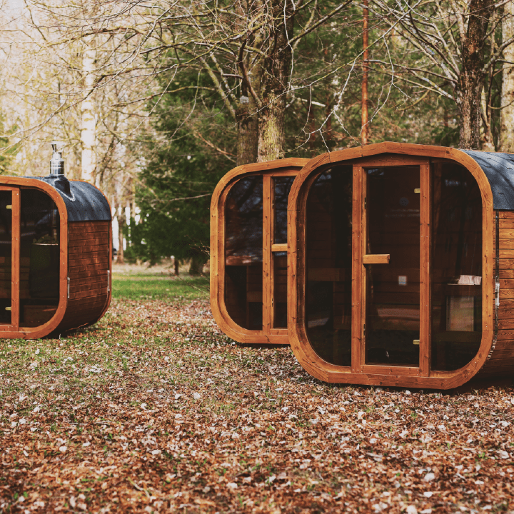 Mande Sauna MW12 ThermoWood for Your Perfect Backyard Retreat - Outdoor Saunas | Patioza