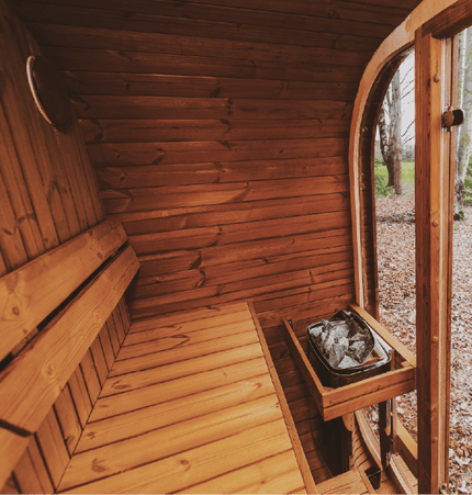 Mande Sauna MW12 ThermoWood for Your Perfect Backyard Retreat - Outdoor Saunas | Patioza