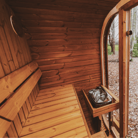 Mande MW20 Outdoor ThermoWood Sauna – Premium Backyard Relaxation by Patio Elegance - Outdoor Saunas | Patioza