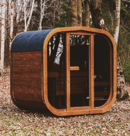 Mande Sauna MW12 ThermoWood for Your Perfect Backyard Retreat - Outdoor Saunas | Patioza