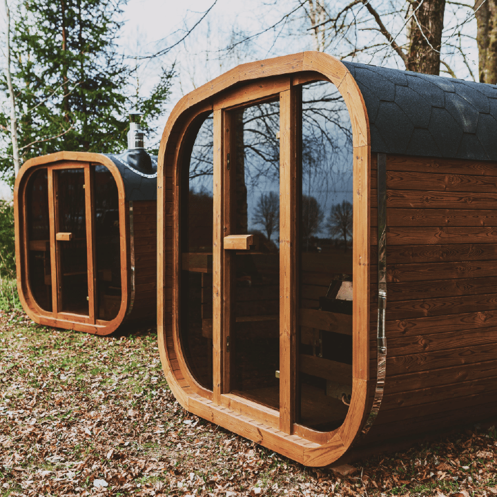 Mande Sauna MW12 ThermoWood for Your Perfect Backyard Retreat - Outdoor Saunas | Patioza