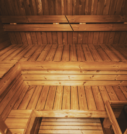 Mande Sauna MW12 ThermoWood for Your Perfect Backyard Retreat - Outdoor Saunas | Patioza