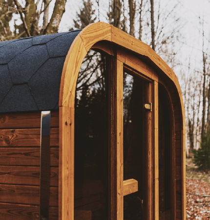 Mande Sauna MW12 ThermoWood for Your Perfect Backyard Retreat - Outdoor Saunas | Patioza