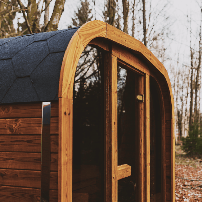 Mande Sauna MW12 ThermoWood for Your Perfect Backyard Retreat - Outdoor Saunas | Patioza