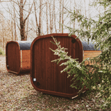 Mande Sauna MW12 ThermoWood for Your Perfect Backyard Retreat - Outdoor Saunas | Patioza