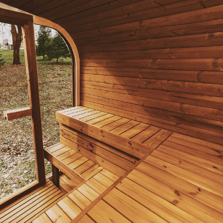 Mande MW16 ThermoWood Outdoor Sauna - Premium Outdoor Relaxation Experience - Outdoor Saunas | Patioza