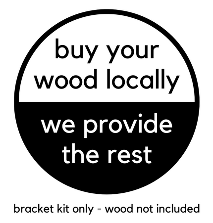 DIY Pergola Bracket Kit for a Freestanding Pergola With Roof Rafters - Any Size Up to 24' x 24'