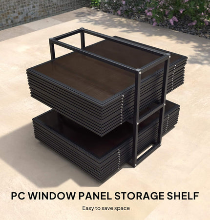 Alora Prestige Premium Hardtop Double Top Outdoor Patio Solarium Sunroom (SAK43078) - Sunrooms | Patioza