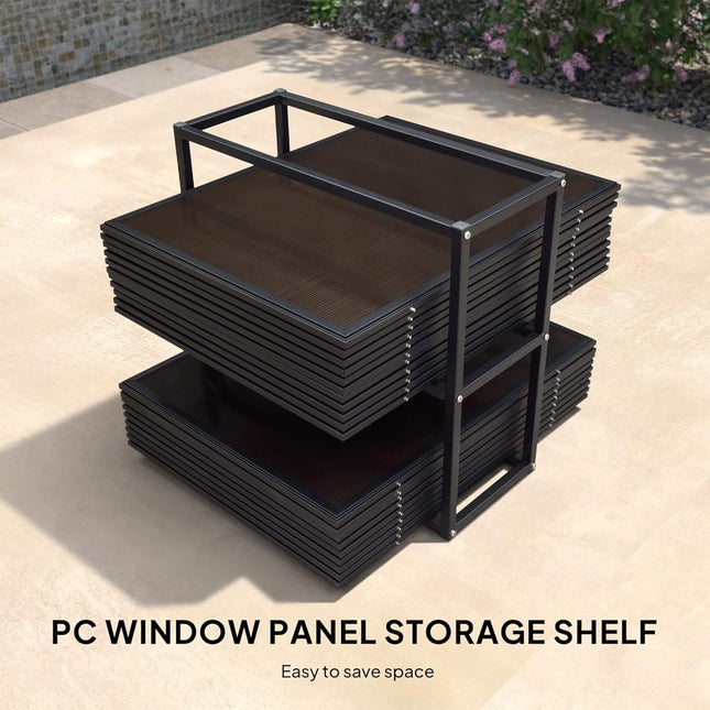 Alora Prestige Premium Hardtop Double Top Outdoor Patio Solarium Sunroom (SAK43078) - Sunrooms | Patioza