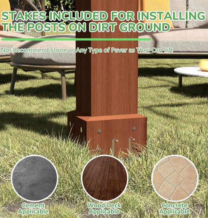 Alora Premium Outdoor Cedar Wood Pergola with Slatted Roof