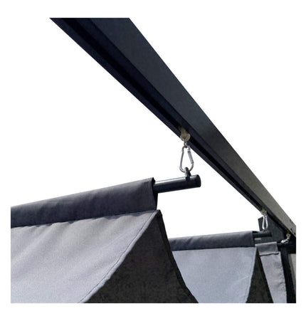 [10X13FT] Alora Premium Outdoor Patio Retractable Pergola With Canopy (SAK01864) - Pergolas | Patioza