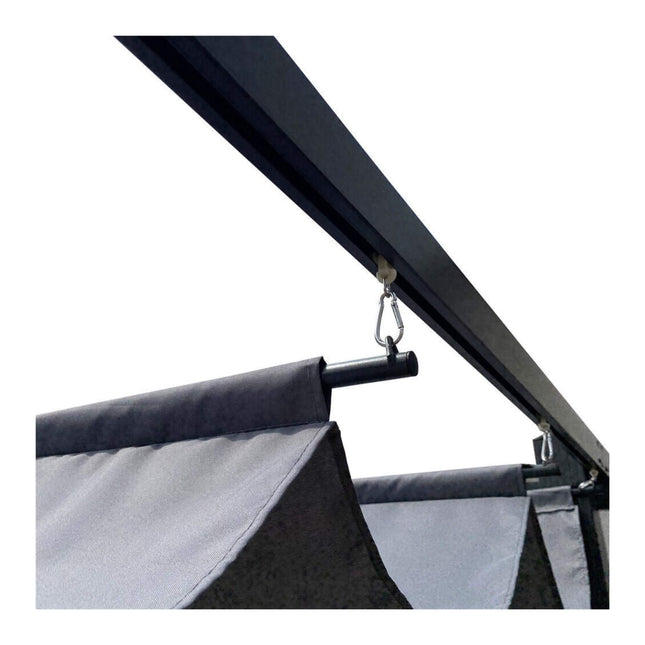 [10X13FT] Alora Premium Outdoor Patio Retractable Pergola With Canopy (SAK01864) - Pergolas | Patioza