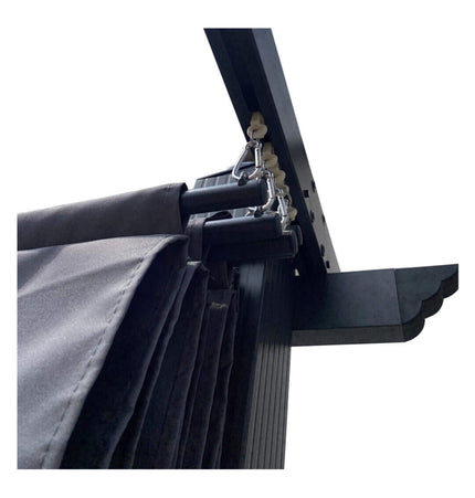 [10X13FT] Alora Premium Outdoor Patio Retractable Pergola With Canopy (SAK01864) - Pergolas | Patioza
