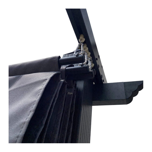 [10X13FT] Alora Premium Outdoor Patio Retractable Pergola With Canopy (SAK01864) - Pergolas | Patioza