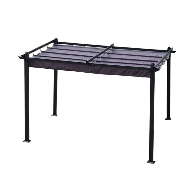[10X13FT] Alora Premium Outdoor Patio Retractable Pergola With Canopy (SAK01864) - Pergolas | Patioza