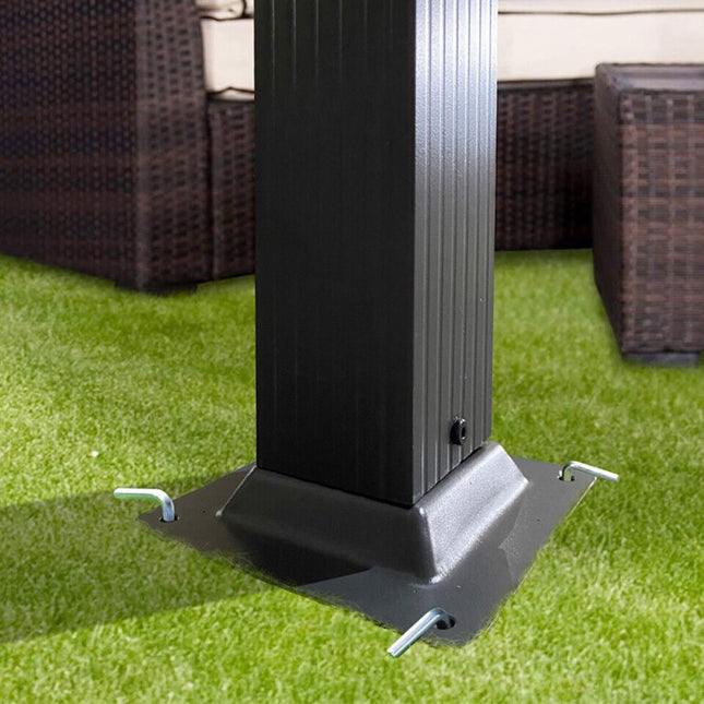 [10X13FT] Alora Premium Outdoor Patio Retractable Pergola With Canopy (SAK01864) - Pergolas | Patioza