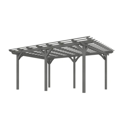 Alora 9x12 Ft. Premium Outdoor Wooden Grape Trellis Pergola