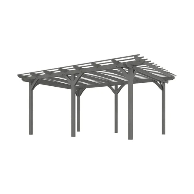 Alora 9x12 Ft. Premium Outdoor Wooden Grape Trellis Pergola