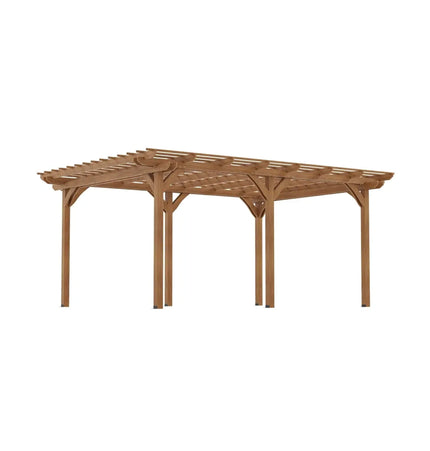 Alora 9x12 Ft. Premium Outdoor Wooden Grape Trellis Pergola
