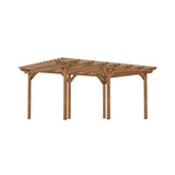 Alora 9x12 Ft. Premium Outdoor Wooden Grape Trellis Pergola - Canopies & Gazebos | Patioza