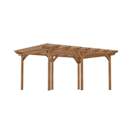 Alora 9x12 Ft. Premium Outdoor Wooden Grape Trellis Pergola