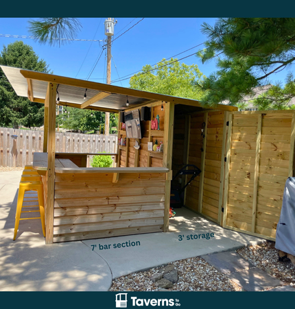 10 x 10 The Storehouse - Outdoor Bar Structures | Patioza