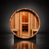 Handmade Sauna Red Cedar Electric Heat - | Patioza