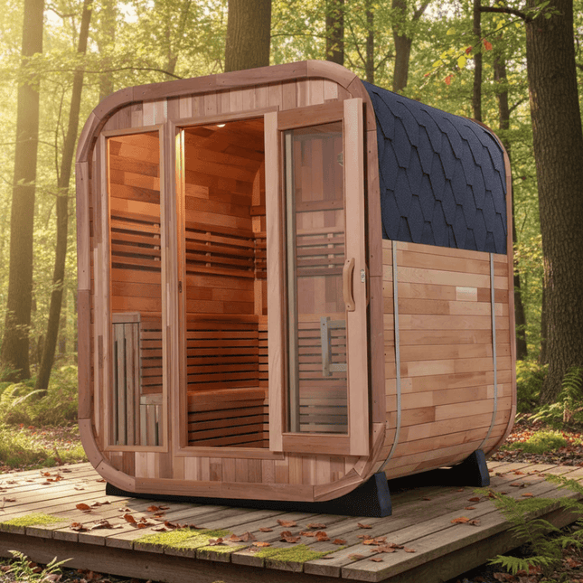 Saunas Handmade White Pine - | Patioza