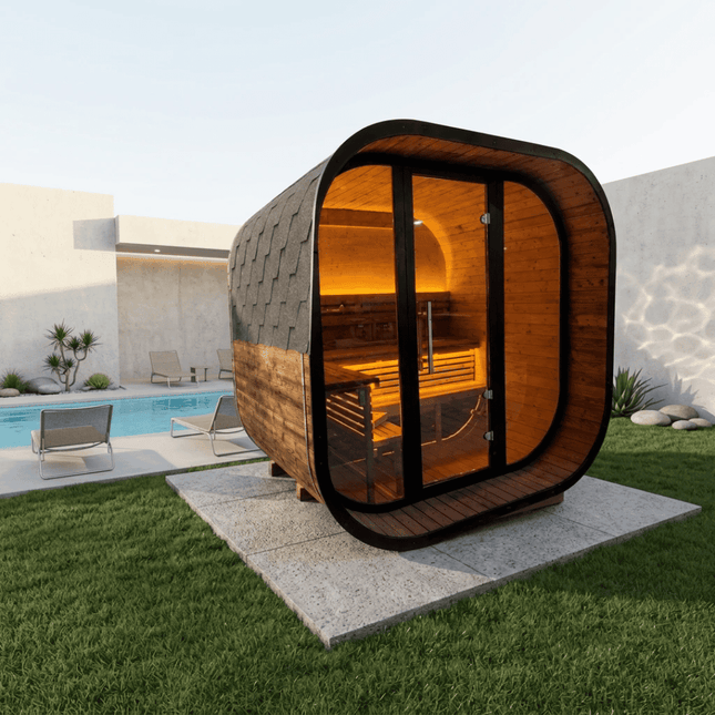 Saunas Handmade White Pine - | Patioza