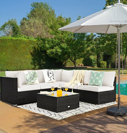 Osborn Outdoor Garden Corner Couch Set - Patio Furniture | Patioza