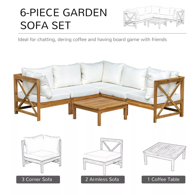 Dunn Outdoor Garden Corner Couch Set - Patio Furniture | Patioza