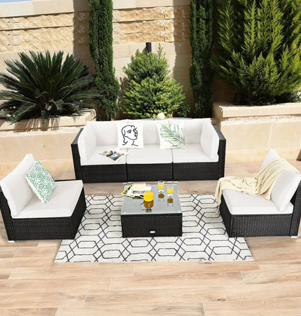 Osborn Outdoor Garden Corner Couch Set - Patio Furniture | Patioza