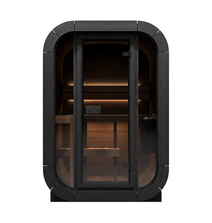 SaunaLife Model CL3G Cube - Series Outdoor 2 - Person Home Sauna Kit [SL - MODELCL3G] (SAK23721) - Outdoor Saunas | Patioza