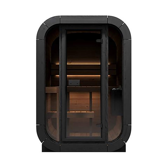 SaunaLife Model CL3G Cube - Series Outdoor 2 - Person Home Sauna Kit [SL - MODELCL3G] (SAK23721) - Outdoor Saunas | Patioza